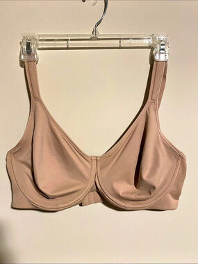 Shecurve Unlined Wire Minimizer Bra in Nude Size XL NWT